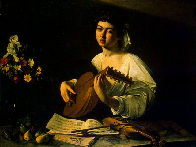 Michelangelo Merisi da Caravaggio, Il suonatore di liuto - c.1600